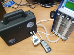 Блок БКП может быть оснащен внешними электронными поверенными датчиками температуры и давления пробы.